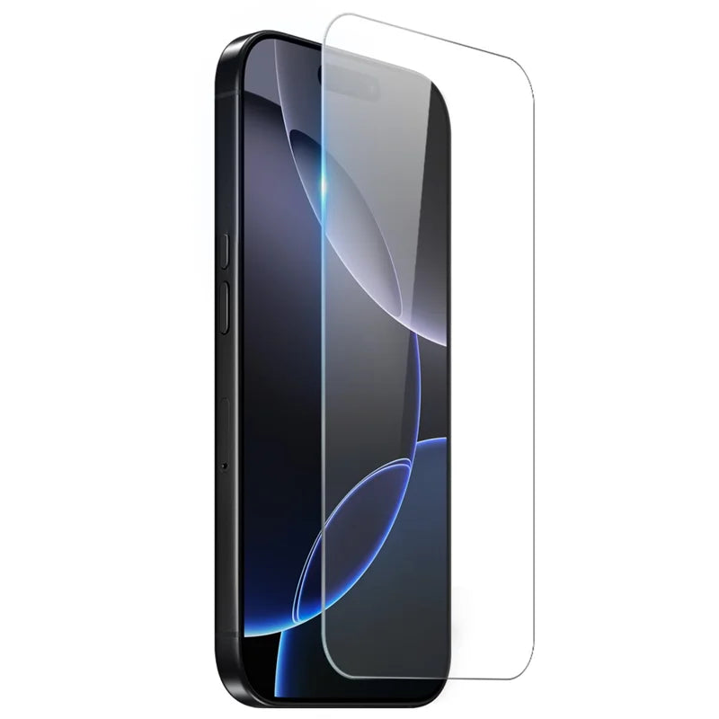 ShopCaseCart Cover Case iPhone 16 Pro TPU Clear Phone Protective cover with Tempered Glass Screen Protector and Lens Film