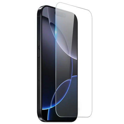NORTHJO for iPhone 16 Pro Max TPU Clear Phone Case with Tempered Glass Screen Protector and Lens Film