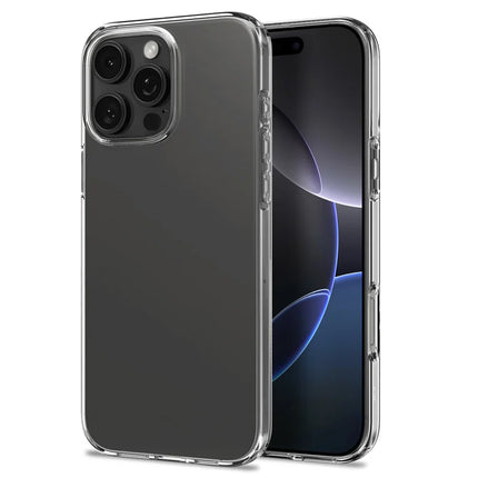 NORTHJO for iPhone 16 Pro Max TPU Clear Phone Case with Tempered Glass Screen Protector and Lens Film