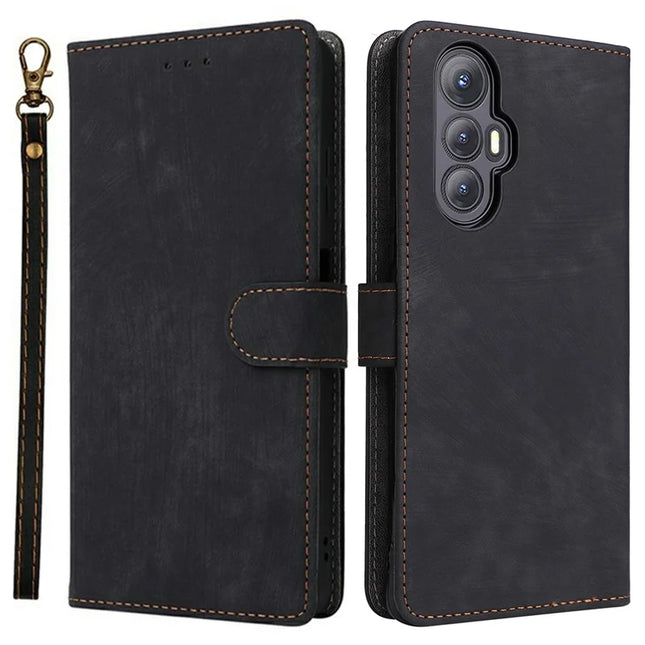 For Cubot Max 5 Wallet Case RFID Blocking PU Leather Cover Stand View - Black