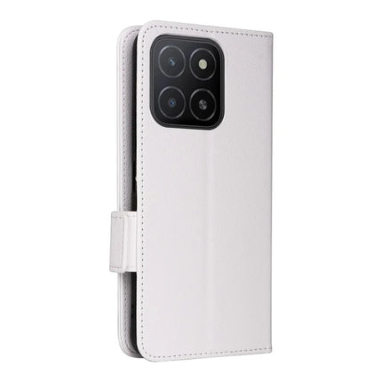 For Honor X5b / X5b Plus Case Litchi Texture PU Leather Wallet Flip Phone Cover
