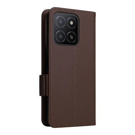 For Honor X5b / X5b Plus Case Litchi Texture PU Leather Wallet Flip Phone Cover