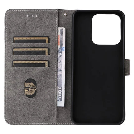 For Honor X5b / X5b Plus Wallet Case RFID Blocking PU Leather Cover Stand View