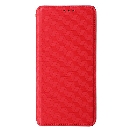 For Honor X5b / X5b Plus Wallet Case Rhombus Imprinted Leather Phone Cover