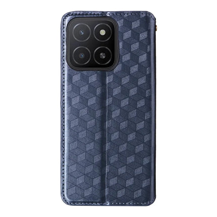 For Honor X5b / X5b Plus Wallet Case Rhombus Imprinted Leather Phone Cover