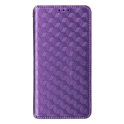 For Honor X5b / X5b Plus Wallet Case Rhombus Imprinted Leather Phone Cover
