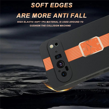 KADEM For Google Pixel 9 Case Leather+TPU+Acrylic Anti-Scratch Phone Cover
