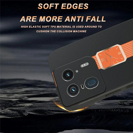 KADEM For Motorola Edge 50 Ultra 5G / Moto X50 Ultra 5G Case Leather+TPU+Acrylic Anti-Scratch Phone Cover