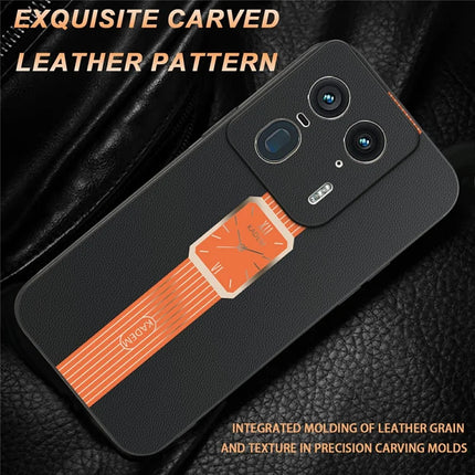 KADEM For Motorola Edge 50 Ultra 5G / Moto X50 Ultra 5G Case Leather+TPU+Acrylic Anti-Scratch Phone Cover