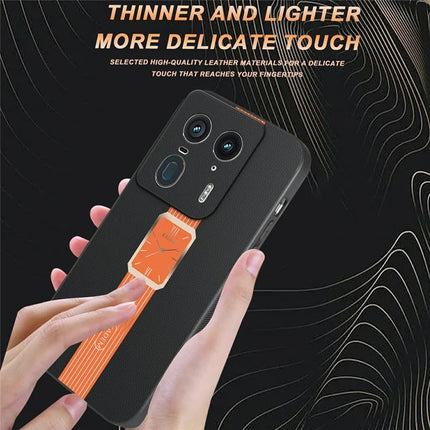 KADEM For Motorola Edge 50 Ultra 5G / Moto X50 Ultra 5G Case Leather+TPU+Acrylic Anti-Scratch Phone Cover