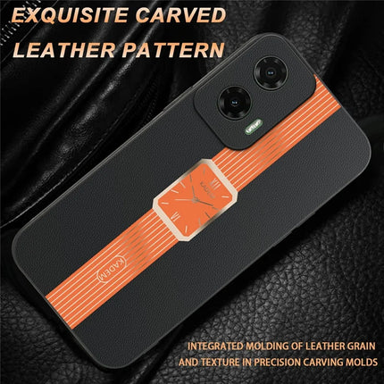 KADEM For Motorola Moto G35 5G Case Leather+TPU+Acrylic Anti-Scratch Phone Cover