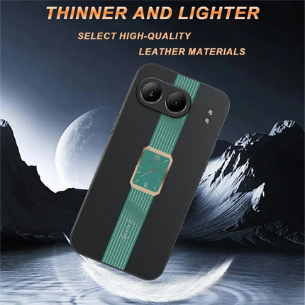 KADEM For OnePlus Nord 4 Case Leather+TPU+Acrylic Anti-Scratch Phone Cover