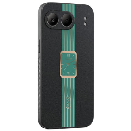 KADEM For OnePlus Nord 4 Case Leather+TPU+Acrylic Anti-Scratch Phone Cover - Green