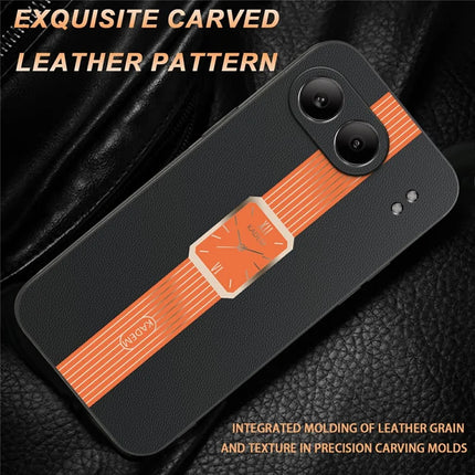 KADEM For OnePlus Nord 4 Case Leather+TPU+Acrylic Anti-Scratch Phone Cover