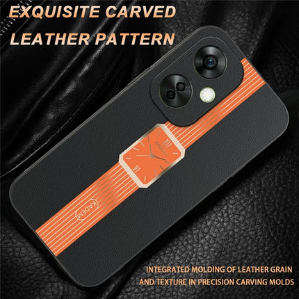 KADEM For OnePlus Nord CE 3 Lite 5G / Oppo K11x 5G Case Leather+TPU+Acrylic Anti-Scratch Phone Cover