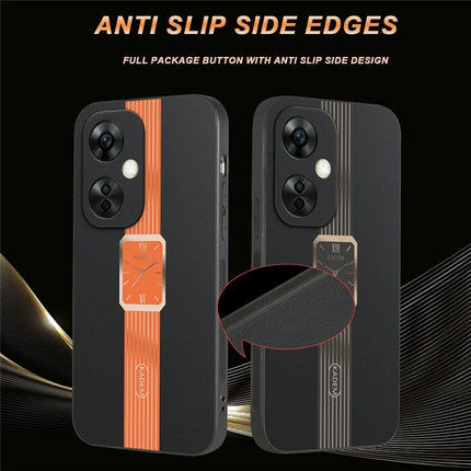 KADEM For OnePlus Nord CE 3 Lite 5G / Oppo K11x 5G Case Leather+TPU+Acrylic Anti-Scratch Phone Cover