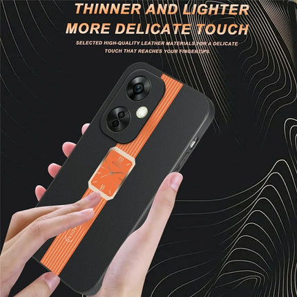 KADEM For OnePlus Nord CE 3 Lite 5G / Oppo K11x 5G Case Leather+TPU+Acrylic Anti-Scratch Phone Cover