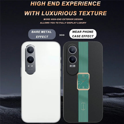 KADEM For Oneplus Nord CE4 Lite 5G / Oppo K12x 5G (China) Case Leather+TPU+Acrylic Anti-Scratch Phone Cover