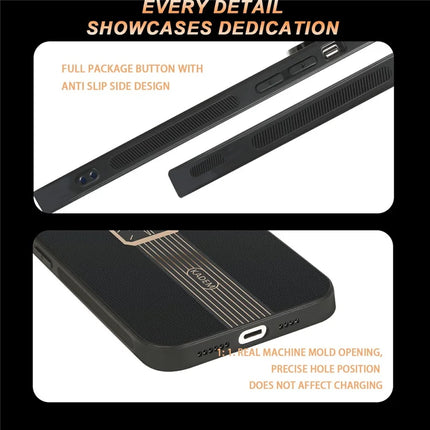 KADEM For Oneplus Nord CE4 Lite 5G / Oppo K12x 5G (China) Case Leather+TPU+Acrylic Anti-Scratch Phone Cover