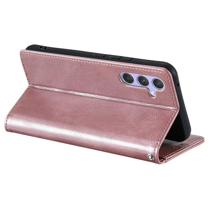 013 Style For Samsung Galaxy A36 5G Case PU Leather Anti-Fall Phone Cover with 6 Card Slots