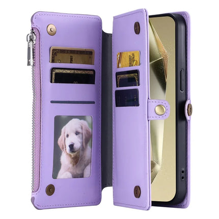 015 Style For Samsung Galaxy A36 5G Case TPU+PU Leather Wallet Phone Cover with Straps