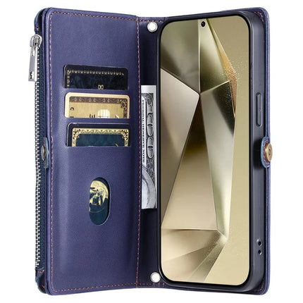 015 Style For Samsung Galaxy A36 5G Case TPU+PU Leather Wallet Phone Cover with Straps