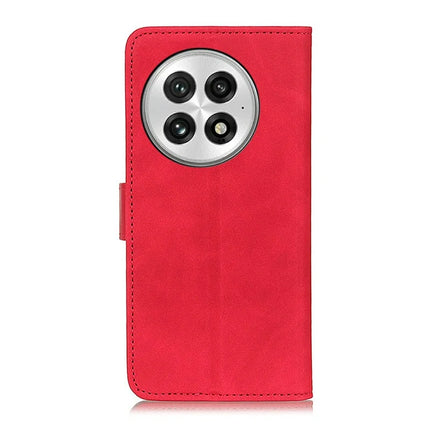 KHAZNEH For OnePlus 13 Case PU Leather Retro Texture Phone Cover