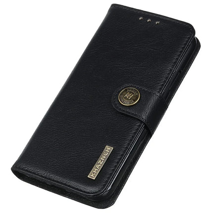 KHAZNEH For OnePlus 13 Wallet Case Cowhide Texture Leather Flip Phone Cover