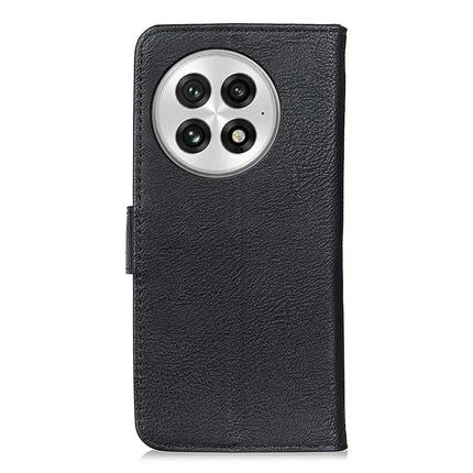 KHAZNEH For OnePlus 13 Wallet Case Cowhide Texture Leather Flip Phone Cover