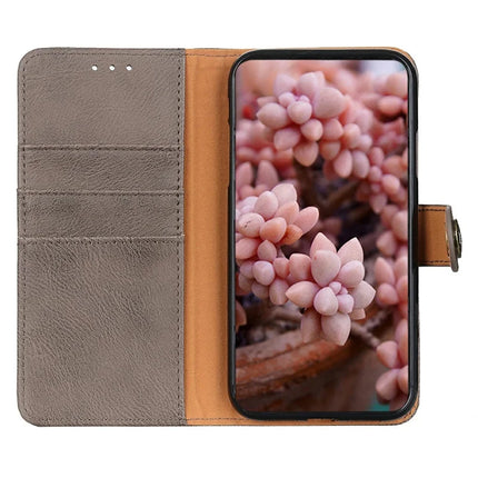 KHAZNEH For OnePlus 13 Wallet Case Cowhide Texture Leather Flip Phone Cover