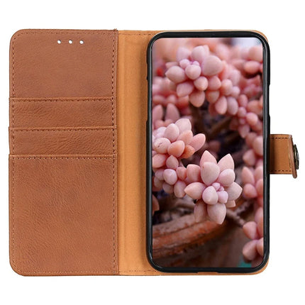 KHAZNEH For OnePlus 13 Wallet Case Cowhide Texture Leather Flip Phone Cover
