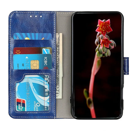 For OnePlus 13 Leather Case Wallet Phone Cover Crazy Horse Texture