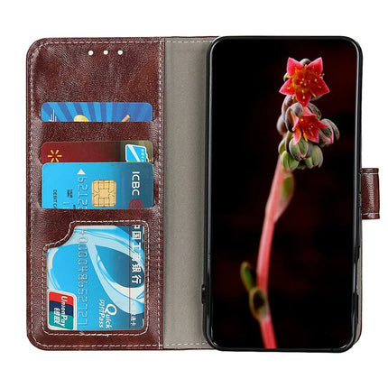 For OnePlus 13 Leather Case Wallet Phone Cover Crazy Horse Texture