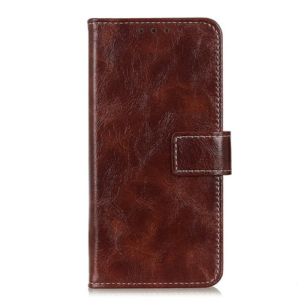 For OnePlus 13 Leather Case Wallet Phone Cover Crazy Horse Texture