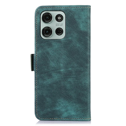 ABEEL For Motorola Moto G75 5G Wallet Phone Case Retro Leather Flip Cover with Stand