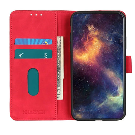 KHAZNEH For Motorola Moto G75 5G Case PU Leather Retro Texture Phone Cover