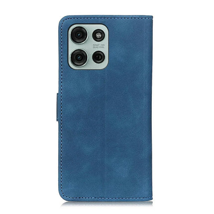 KHAZNEH For Motorola Moto G75 5G Case PU Leather Retro Texture Phone Cover