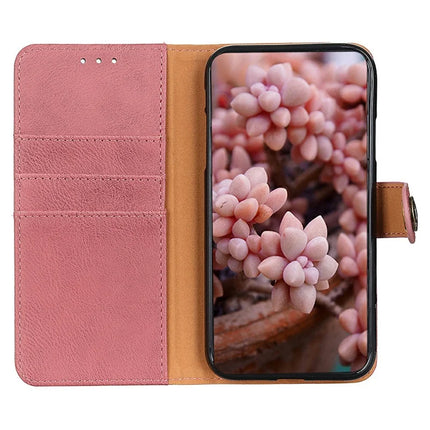 KHAZNEH For Motorola Moto G75 5G Wallet Case Cowhide Texture Leather Flip Phone Cover