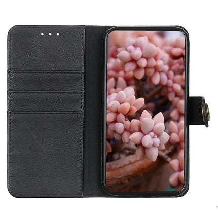 KHAZNEH For Motorola Moto G75 5G Wallet Case Cowhide Texture Leather Flip Phone Cover