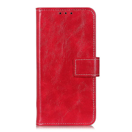 For Motorola Moto G75 5G Leather Case Wallet Phone Cover Crazy Horse Texture