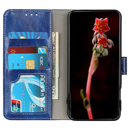 For Motorola Moto G75 5G Leather Case Wallet Phone Cover Crazy Horse Texture