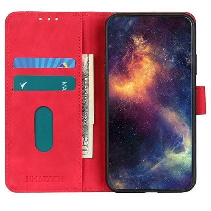 KHAZNEH For Google Pixel 9a Case PU Leather Retro Texture Phone Cover