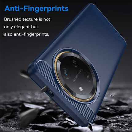 For Honor X60 Pro 5G Case Carbon Fiber Texture Brushed Anti Fingerprint Phone Back Cover