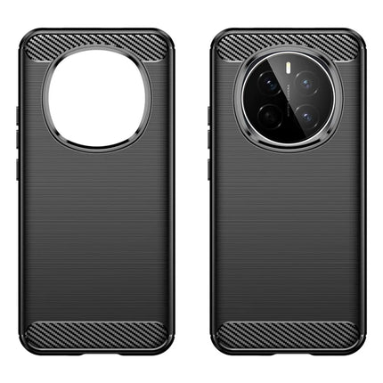 For Honor Magic7 5G Case Carbon Fiber Texture Brushed Anti Fingerprint Phone Back Cover