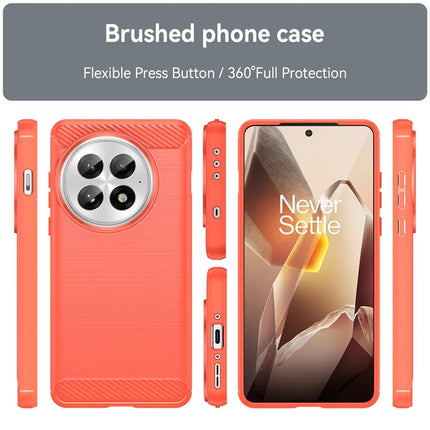 For OnePlus 13 Case Carbon Fiber Texture Brushed Anti Fingerprint Phone Back Cover