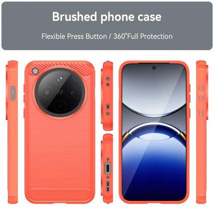 For Oppo Find X8 5G Case Carbon Fiber Texture Brushed Anti Fingerprint Phone Back Cover