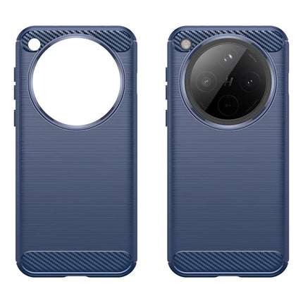 For Oppo Find X8 5G Case Carbon Fiber Texture Brushed Anti Fingerprint Phone Back Cover