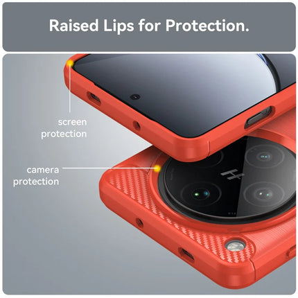 For Oppo Find X8 Pro 5G Case Carbon Fiber Texture Brushed Anti Fingerprint Phone Back Cover