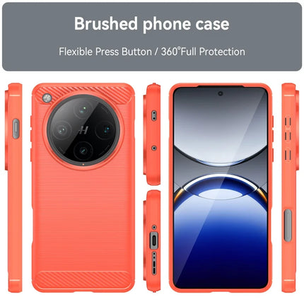 For Oppo Find X8 Pro 5G Case Carbon Fiber Texture Brushed Anti Fingerprint Phone Back Cover