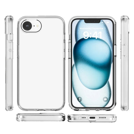 For iPhone 16e Case Thickened Shockproof TPU+PC Clear Back Cover